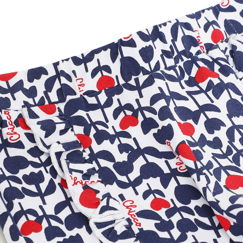 Girls Blue Printed Shorts image number 2